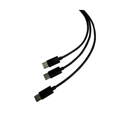 Steelplay Cable Dual Play & Charge Pour Manettes - Noir (PS5)
