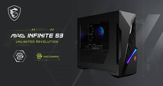 MSI MAG Infinite S3 Intel® Core™ i5 i5-13400F 16 Go DDR4-SDRAM 1 To SSD NVIDIA GeForce RTX 3060 Ventus Windows 11 Home Bureau PC Noir