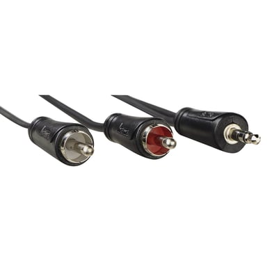 Hama 00205109 cavo audio 0,75 m 3,5 mm 2 x RCA nero