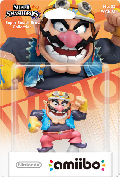 Figurine Amiibo Super Smash Bros Wario Nintendo La Figurine - vue 3