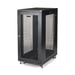 StarTech.com Armario Rack para Servidores 24U 19'' 4 Columnas - Rack de Servidores con Cerradura y Seguro - Rack con Ruedas y Carriles de Montaje Ajustables para Equipo de Red