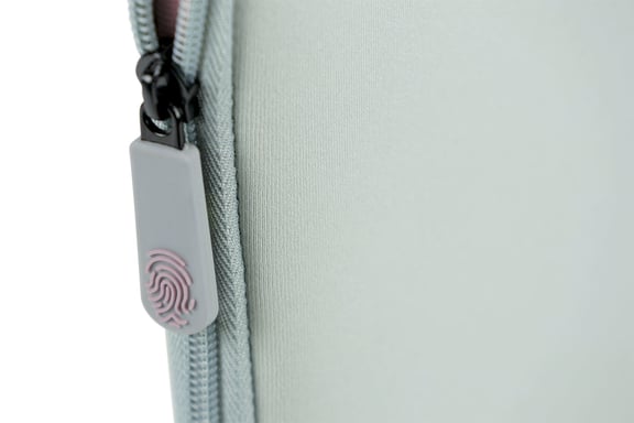 Funda de neopreno para portátiles de 12,5-14'', funda protectora para PC/portátil/Ultrabook de hasta 14'', bolsa compatible con MacBook Air/Pro 13,3'', gris/rosa