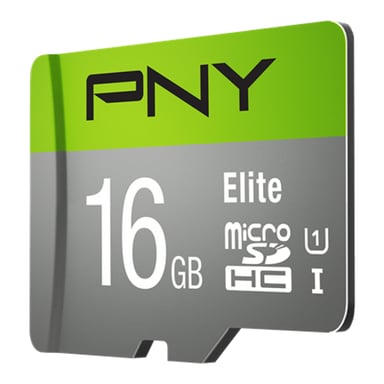 PNY Elite microSDHC 16GB UHS-I Classe 10 (MICROSD ELITE 16GB - PNY MICRO-SD)