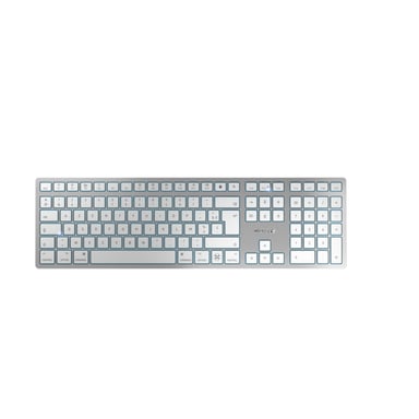 Cherry KW 9100 SLIM FOR MAC clavier Universel USB + Bluetooth AZERTY Français Argent - vue 1