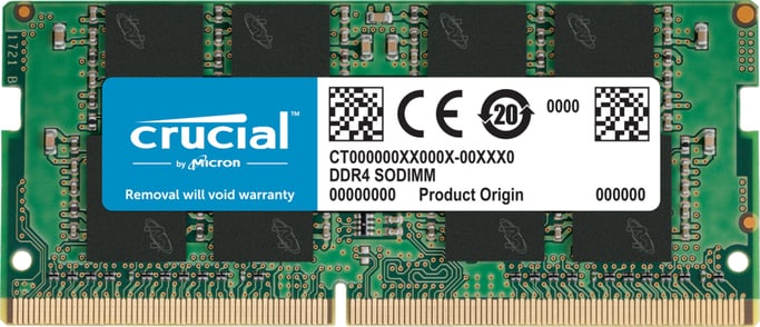 Modulo di memoria Crucial CT8G4SFRA32A 8 GB 1 x 8 GB DDR4 3200 MHz