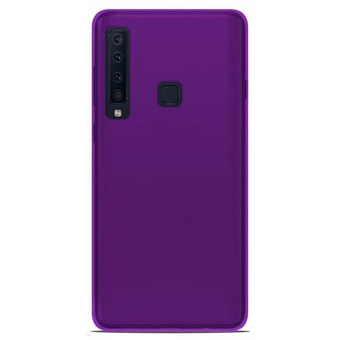 Coque silicone unie compatible Givré Violet Samsung Galaxy A9 2018