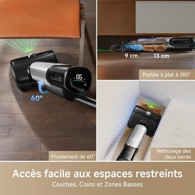 X4 Pro - Aspirador - Limpieza con agua caliente - Antiincrustante - Autolimpiable a 100 C - Aspiración 20 kPa