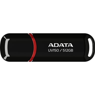 ADATA UV150 unidad flash USB 512 GB USB tipo A 3.2 Gen 1 (3.1 Gen 1) Negro, Rojo