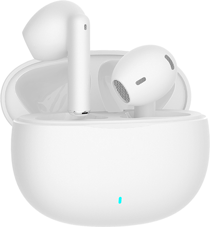 Ecouteurs ActivBuds True Wireless Bouton Google Assistant & Siri Blanc Bigben - Neuf
