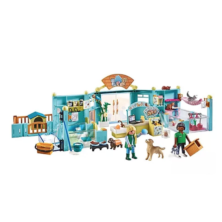 Hôtel des animaux PLAYMOBIL Soigneurs chiens et aventures Neuf - vue 1