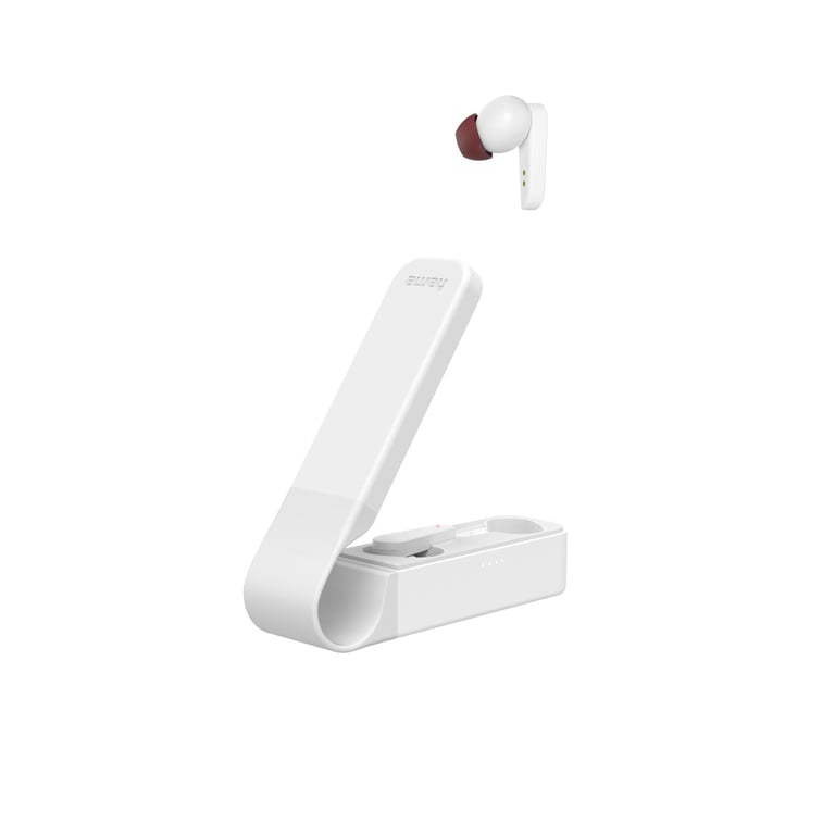 Hama Spirit Pocket Casque True Wireless Stereo (TWS) Ecouteurs Appels/Musique Bluetooth Blanc