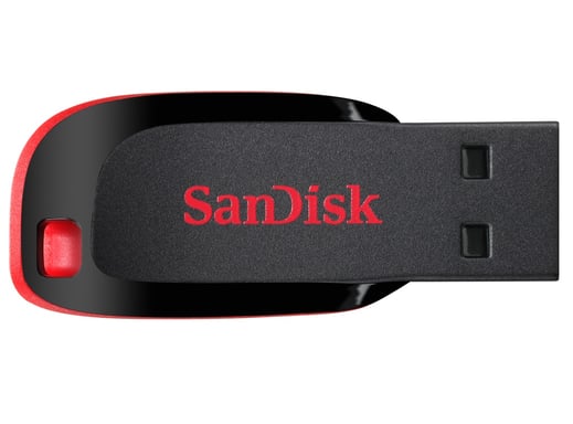 SanDisk Cruzer Blade 64 GB Unità flash USB USB Type-A 2.0 Nero, Rosso