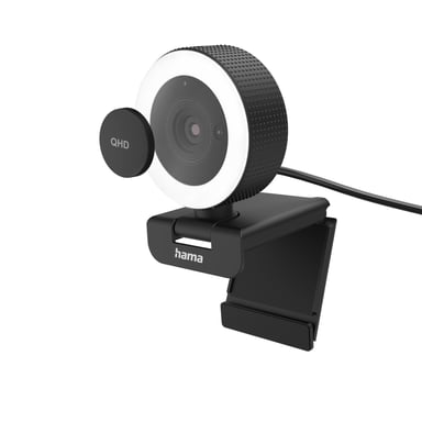 Hama C-800 Pro webcam 4 MP 2560 x 1440 píxeles USB 2.0 Negro