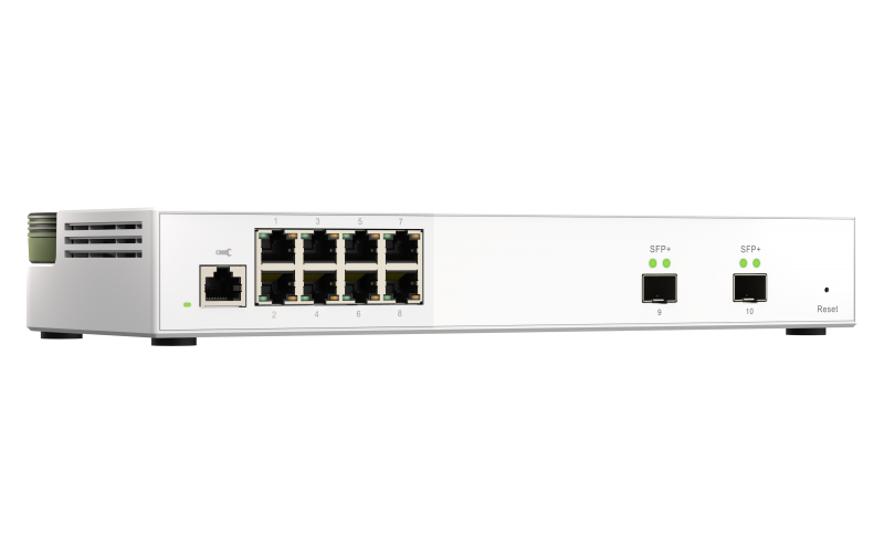 QNAP QSW M2108 2S commutateur réseau Géré L2 2.5G Ethernet 10010002500 Neuf - vue 3