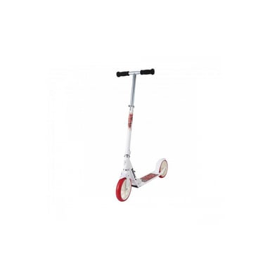 Scooter Deluxe JDBug 8 Pulgadas Blanco y Rojo para Niños