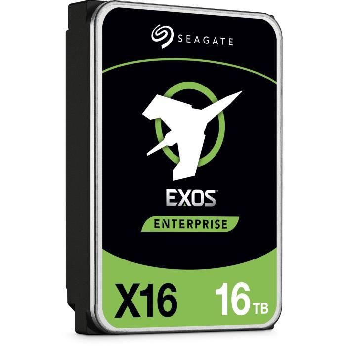 Seagate Exos X16 disque dur 16 To 7200 tr/min 256 Mo 3.5 Série ATA III Noir - vue 6