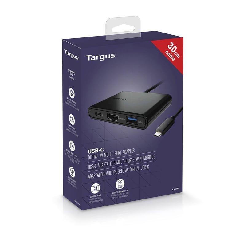 Targus ACA929EU station d'accueil Avec fil USB 3.2 Gen 1 3.1 Gen 1 Type C Neuf - vue 3
