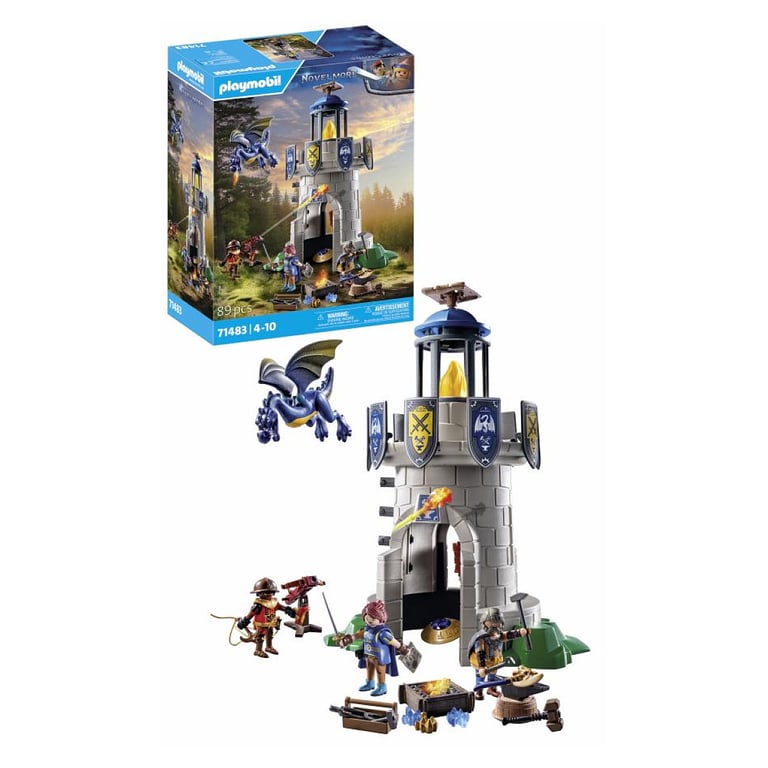 Coffret PLAYMOBIL Tourelle Chevaliers Novelmore avec Dragon et Accessoires - Neuf