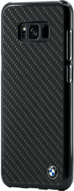 Custodia BMW Genuine Carbon per Samsung Galaxy S8+, nero