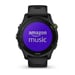 Forerunner 255 Music, Boitier noir de 46 mm avec bracelet Noir