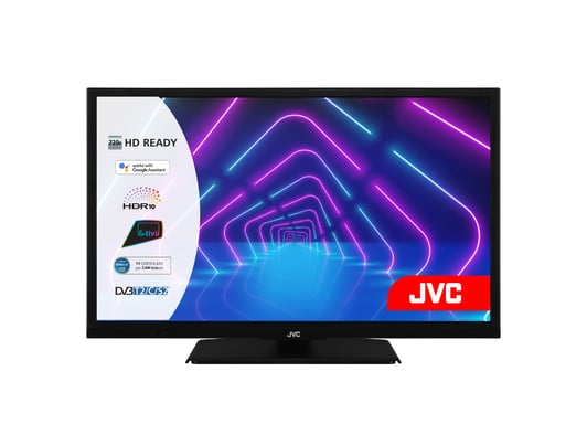JVC LT-24VAH325I Televisor 61 cm (24'') HD Smart TV Wifi Negro 220 cd / m²