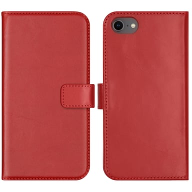 Selencia 7G13934104 coque de protection pour téléphones portables 11,9 cm (4.7'') Étui avec portefeuille Rouge Apple iPhone SE (2022), iPhone SE (2020), iPhone 8, iPhone 7, iPhone 6s, iPhone 6