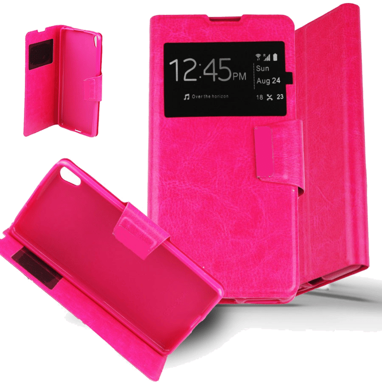 Etui Folio compatible Rose Sony Xperia XA