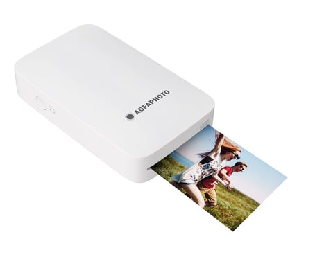 AGFA PHOTO - Realipix Mini P - Imprimante Photo Format 5,3 x 8,6 cm via Bluetooth - Sublimation Thermique 4Pass