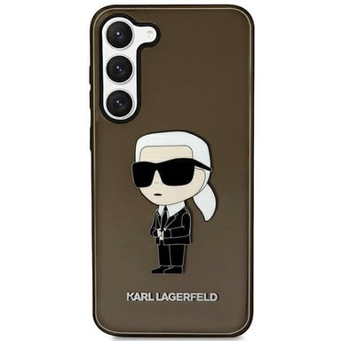 Custodia Karl Lagerfeld Ikonik per Samsung Galaxy S23+, nera