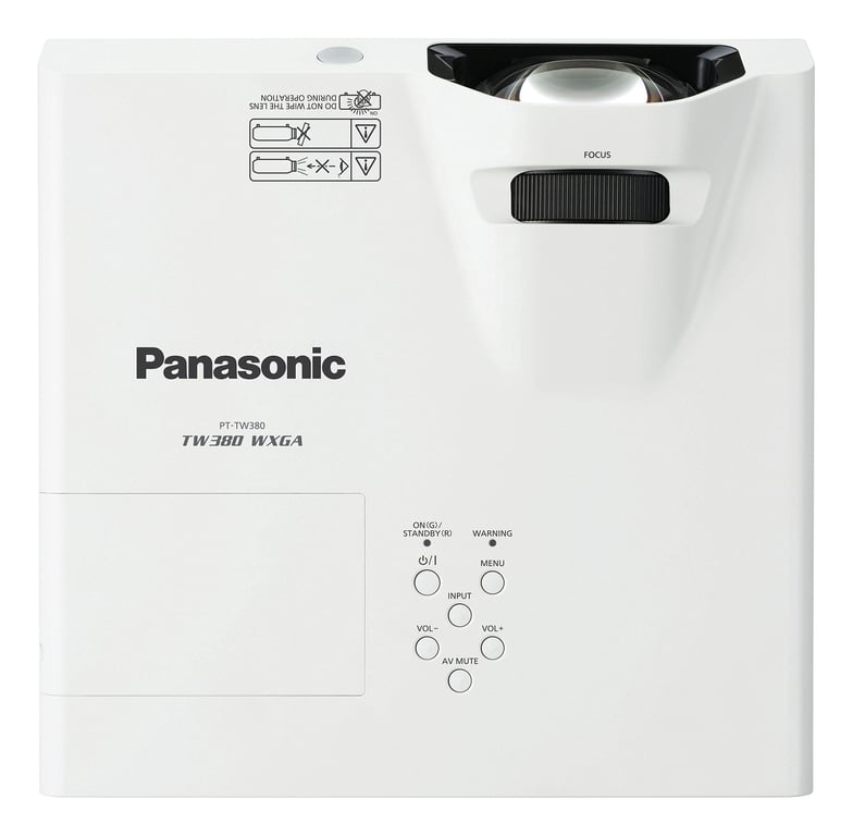 Panasonic PT TW380 vidéo projecteur Projecteur à focale standard 3300 ANSI lumens LCD WXGA 1280x800 Neuf - vue 3