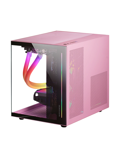 Mars Gaming MC-VIEWP Mini Tower Rose - Neuf