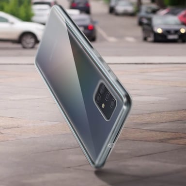 Funda Samsung Galaxy A51 Dura Trasera Integral Suave Delante Transparente
