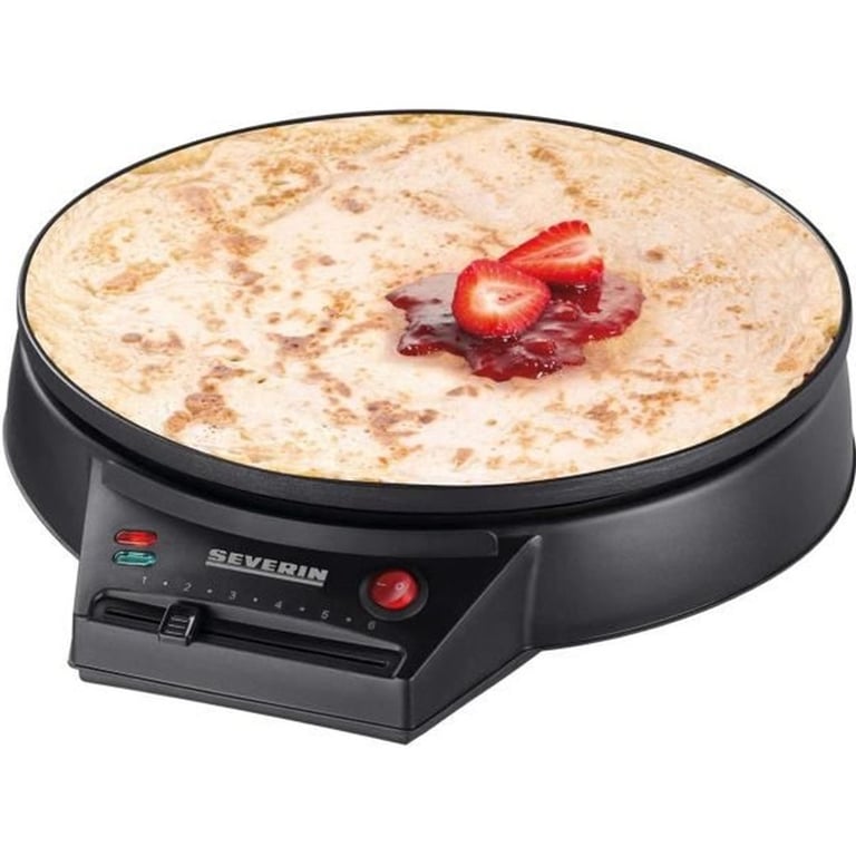 Crêpière Severin CM2198 – 1000W, Plaque Antiadhésive 30cm, Thermostat Réglable - vue 8