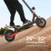 Trottinette électrique tout-terrain iScooter iX8 pour adulte 2400 W 48 V 20 Ah 12''