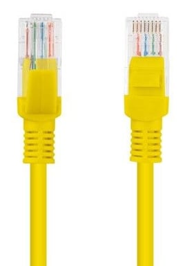 Cavo di rete Lanberg PCU6-10CC-0025-Y Giallo 0,25 m Cat6 U/UTP (UTP)
