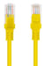 Cavo di rete Lanberg PCU6-10CC-0025-Y Giallo 0,25 m Cat6 U/UTP (UTP)