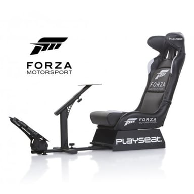 Playseat Forza Motorsport Siège de jeu universel Chaise avec assise rembourrée Noir, Blanc