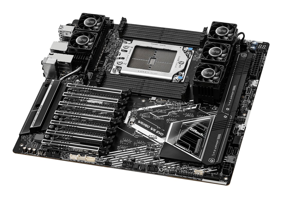 Asrock WRX90 WS EVO carte mère AMD WRX90 Socket sTR5 EEB Neuf - vue 2