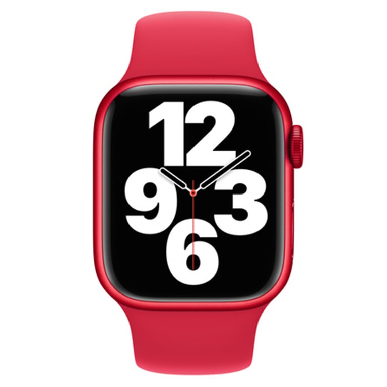 Apple MP6Y3ZM/A accessoire intelligent à porter sur soi Bande Rouge Fluoroélastomère - Neuf