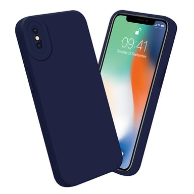 Coque pour Apple iPhone XS MAX en FLUID BLEU FONCÉ Housse de protection Étui en silicone TPU flexible