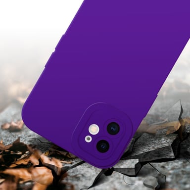 Coque pour Apple iPhone 11 en FLUID VIOLET FONCÉ Housse de protection Étui en silicone TPU flexible