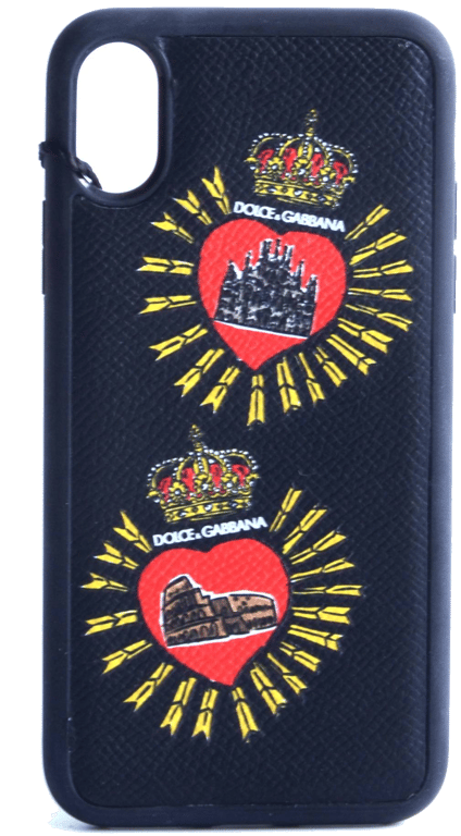Dolce & Gabbana Coque Heart Crowns iPhone X - XS Case