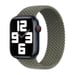 Bracelet Solo tressé pour Apple Watch | 44/45/46/49 mm - Taille 1 - Olive