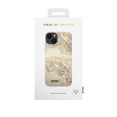 Cover per iPhone 14 Plus Sparkle Greige Marble
