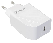 Muvit For Change Pack Chargeur Secteur Pd 20W + Cable Usb C/Lightning