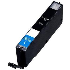 Cartouche d'encre compatible pour Canon CLI551XL cyan - vue 2