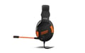 Krom Kendo Auriculares Alámbrico Diadema Juego Negro, Naranja