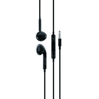DCU Advance Tecnologic 34151001 écouteur/casque Écouteurs Avec fil Crochets auriculaires Appels/Musique Noir