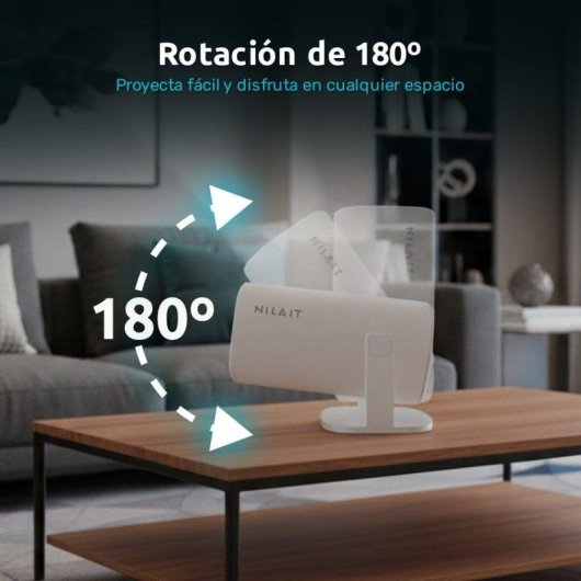 Projecteur Nilait Scene Lite HD 150 Lumens Android 14 Portable - vue 3