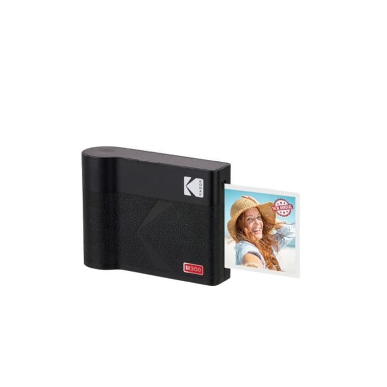 Kodak Imprimante Photo Portable Mini 3 ERA – Impressions Haute Qualité 4PASS, Résistantes à l'Eau, Format avec/sans Bordure, Compacte, Design Rétro - Noir - Neuf